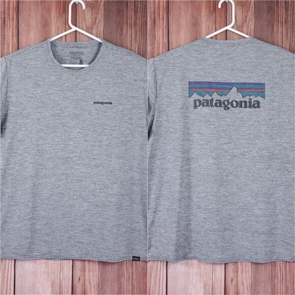 Patagonia Mens XXL Capilene Cool Daily Graphic Shirt 50+ UPF Performance Gray - Picture 1 of 14